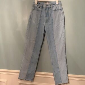 Abercrombie & Fitch Light Blue Straight Leg Jeans
